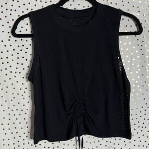 Lululemon Athletica Black Ruched  Top